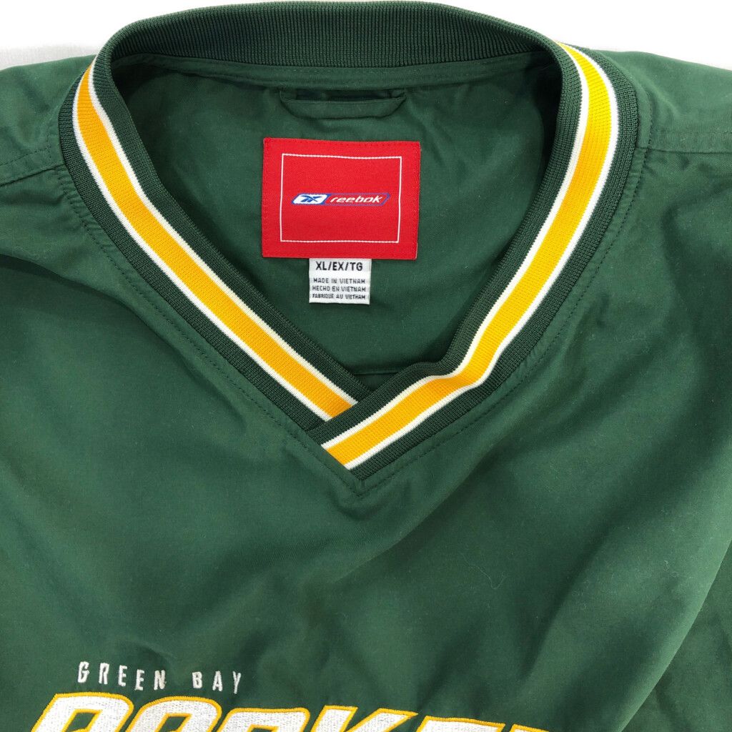 Reebok × NFL グリーンベイ パッカーズ XL 古着 プルジャケット