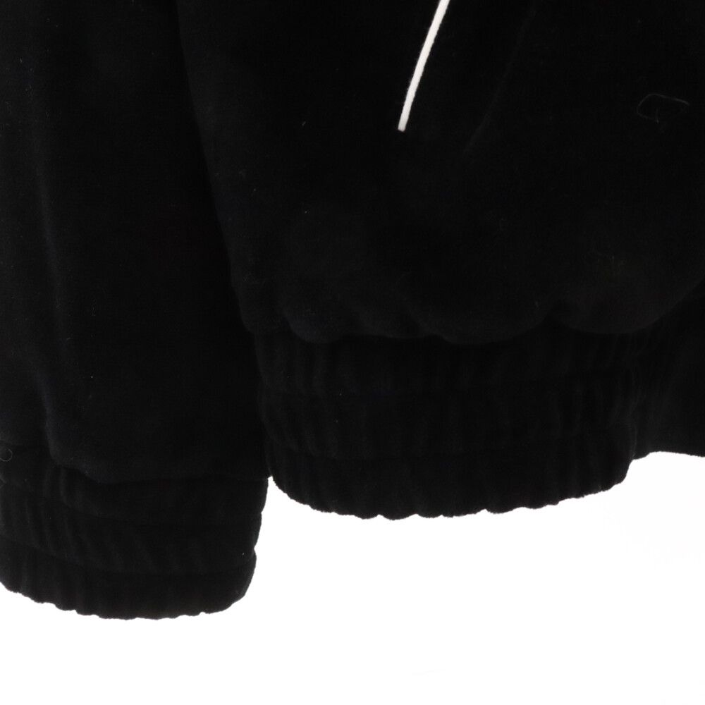 CELINE (セリーヌ) 23SS ロゴ刺繍ベロアトラックジャケット ジップ