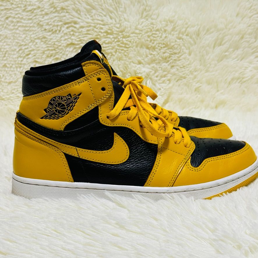 美品 Nike Air Jordan 1 High OG Pollen 555088-701 エアジョーダン1