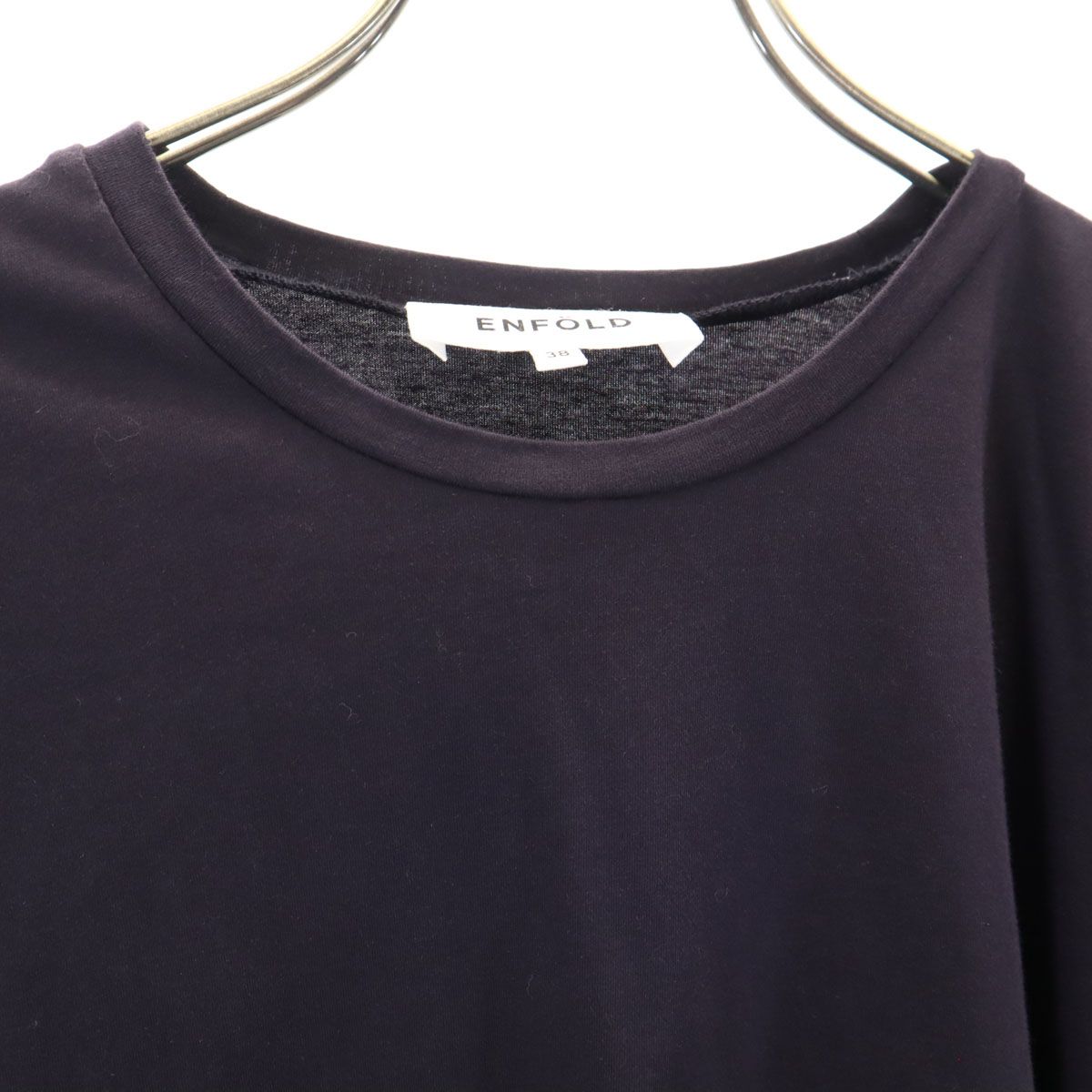 高評価！ ENFOLD エンフォルド 38 Tシャツ ドルマンスリーブ 半袖 日本製 カットソー(半袖/袖なし)