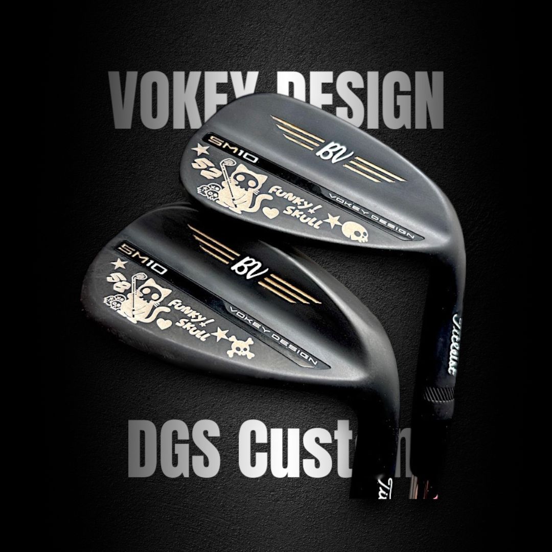 タイトリスト SM10ジェットブラック☆ファイヤードラゴン カスタム