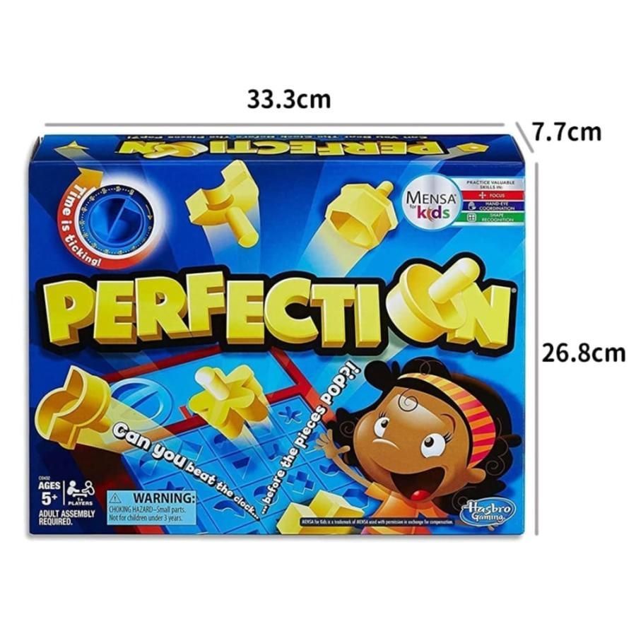 美しい Hasbro Gaming パーフェクション ボードゲーム おもちゃ キッズ 海外 並行輸入 知育