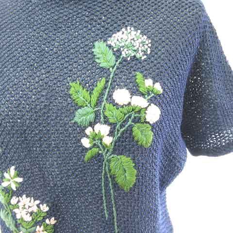 新品フラワーエンブロイダリープルオーバー刺繍花柄Sybillaシビラ 新品フラワーエンブロイダリープルオーバー刺繍花柄Sybilla