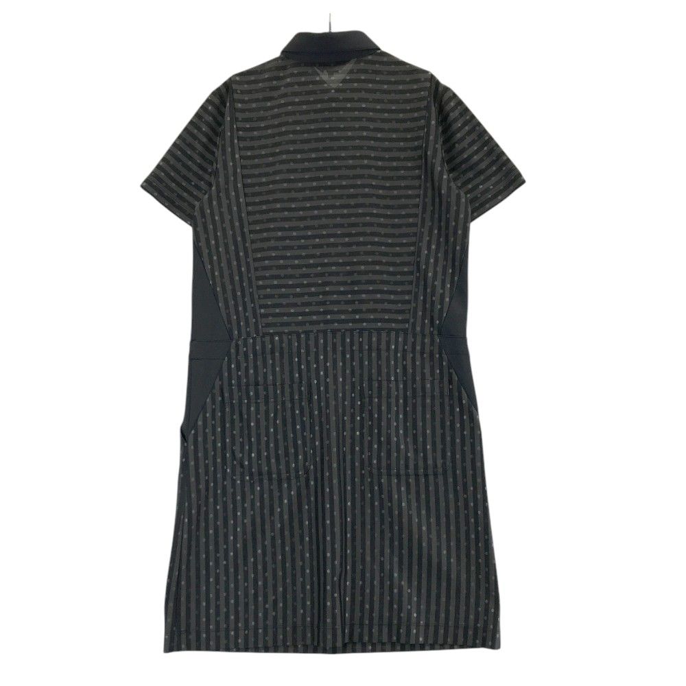 LANVIN SPORT ランバンスポール　ワンピース　ロゴ　半袖　黒　白　38 サイズ：38 LANVIN SPORT ランバン スポール 半袖ワンピース