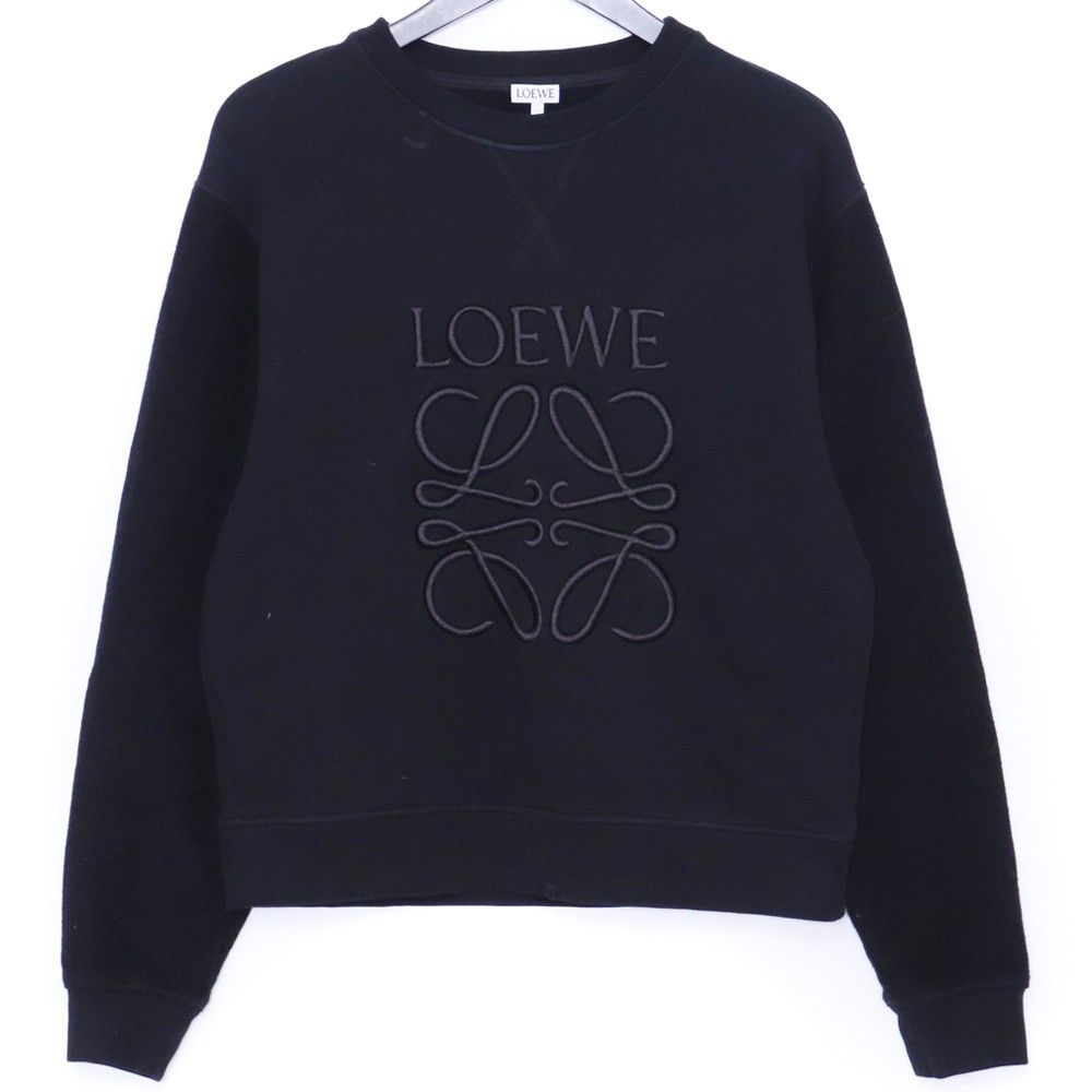 LOEWE アナグラム スウェット トレーナー Mサイズ ブラック S359Y24X25 