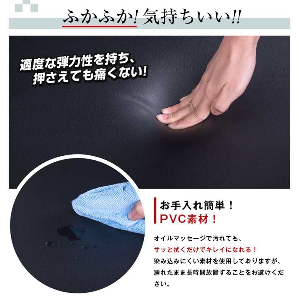 カジュアル 診察台 超軽量 木製 エステベッド 整体ベッド 出張 施術台 整体台 ポータブル コンパクト 有孔 折りたたみ マッサージベッド 7段階高さ調節50秒ぐらい?単な組み立て品 マッサージ台 施術ベッド ブラック オーエスジェイ OSJ