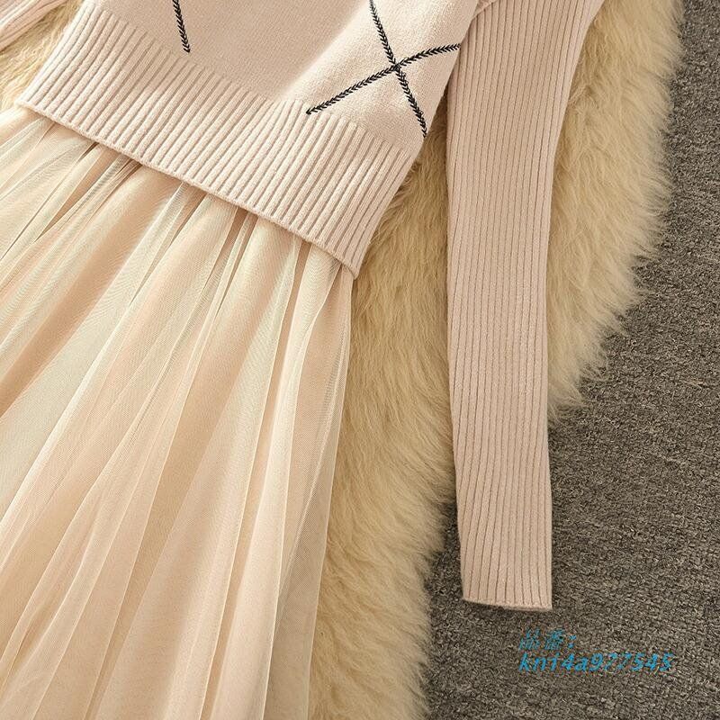 Vネック ハイウエスト