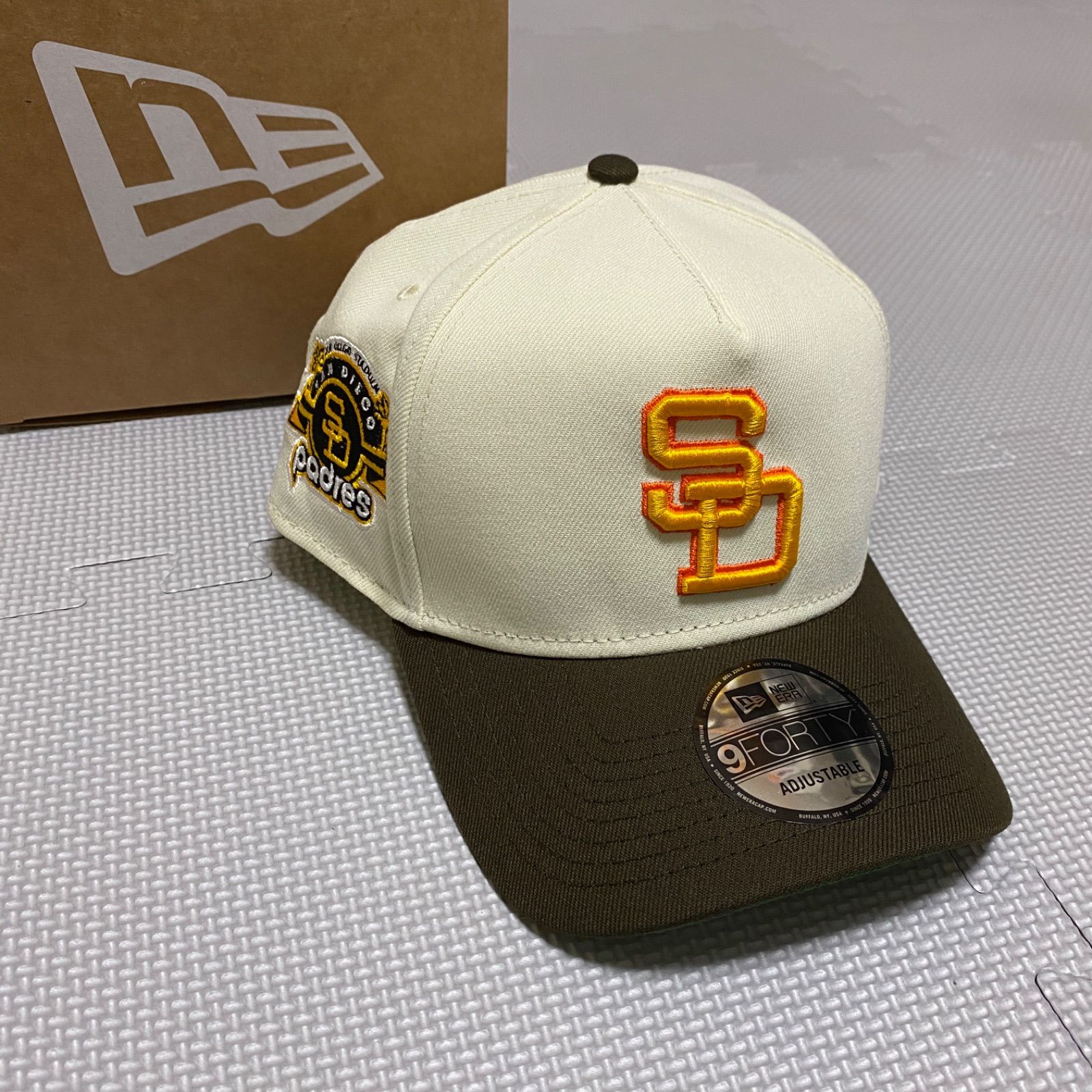 Newera 59fifty サンディエゴパドレス ステッチロゴ キャップ - 帽子