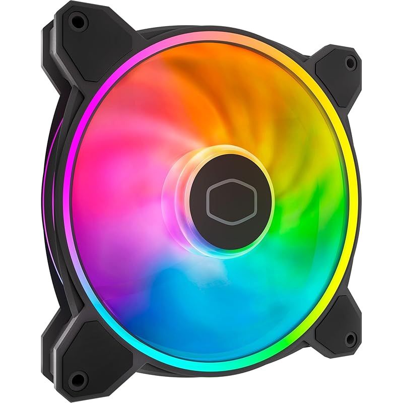 Cooler Master MasterFan MF140 Halo2 140mm ARGB Gen2 PCケースファン ブラック MFL-B4DN-16NP2-R2 FN1895