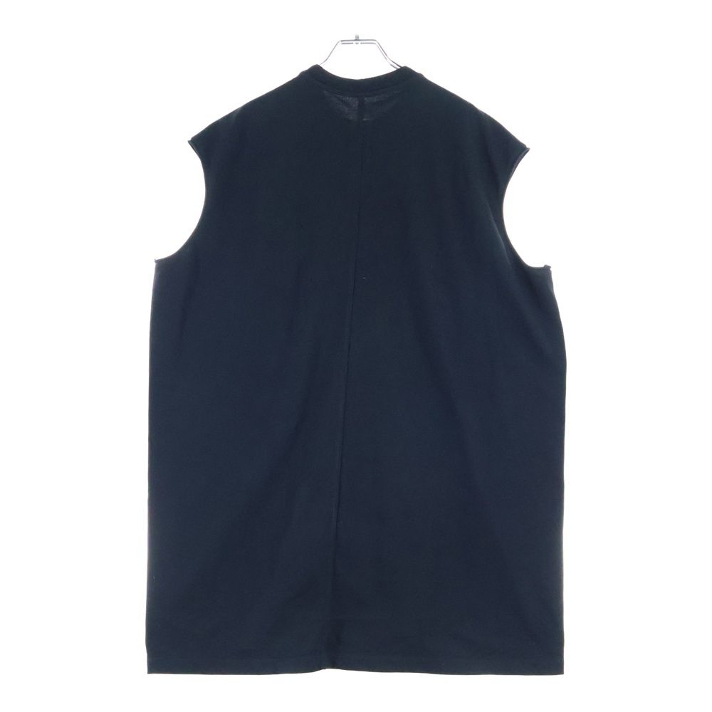 Rick Owens リックオウエンス 24SS TARP T ノースリーブ オーバーサイズカットソー タンクトップ ブラック RU01B1160‐BA
