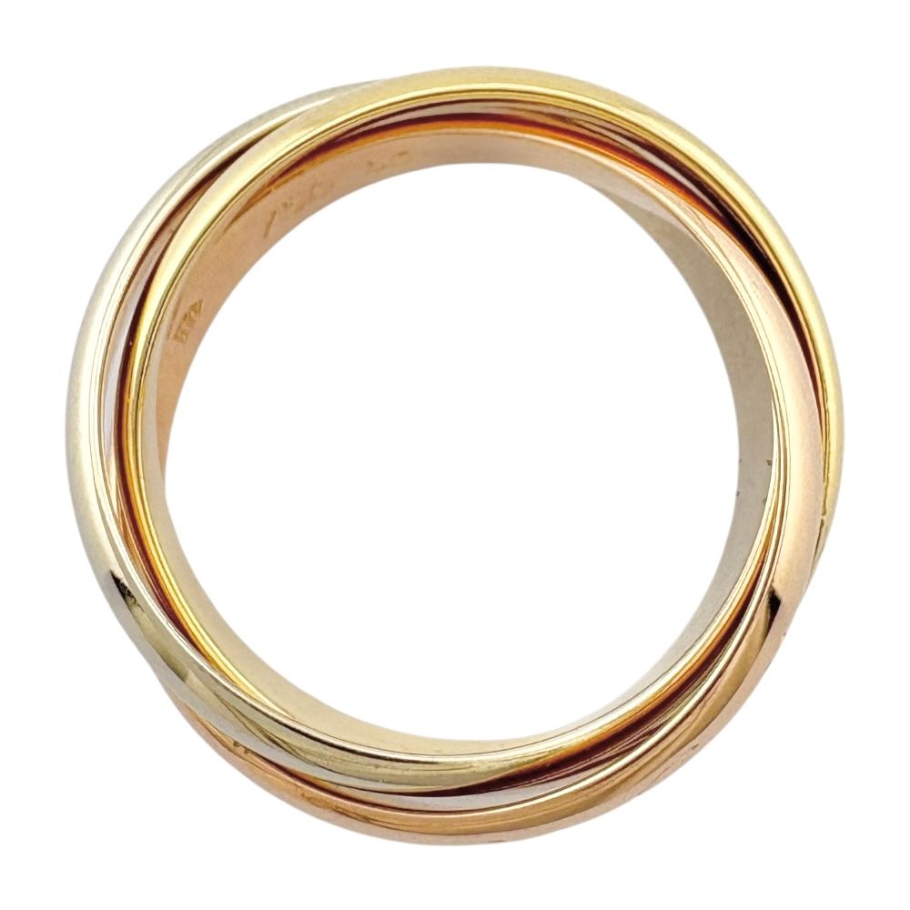 カルティエトリニティイエローゴールドリング CARTIER カルティエ トリニティ リング 指輪 13号 18金 K18