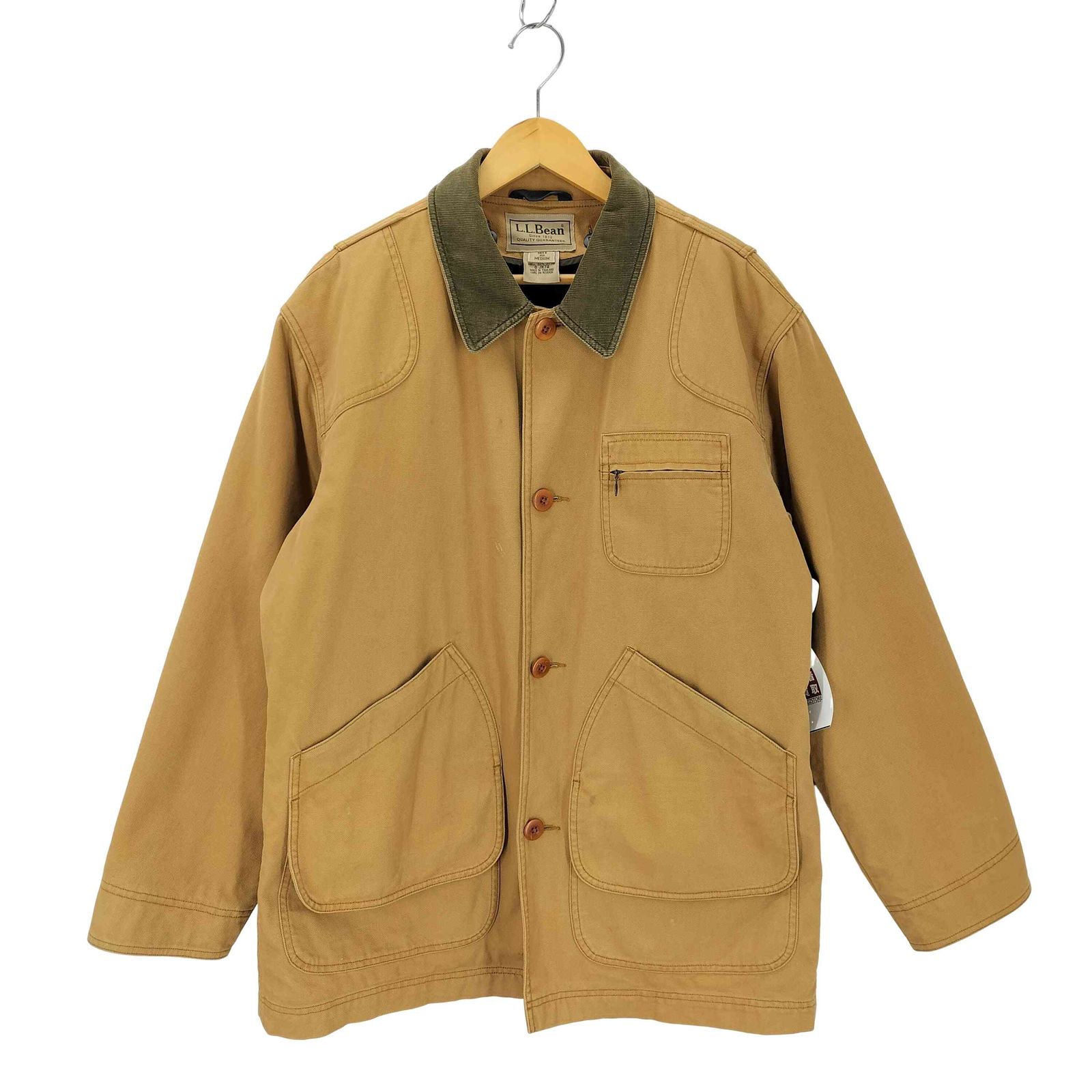 エルエルビーン　ハンティングジャケット　チェック　M エルエルビーン L.L.Bean ダック地 ハンティングジャケット
