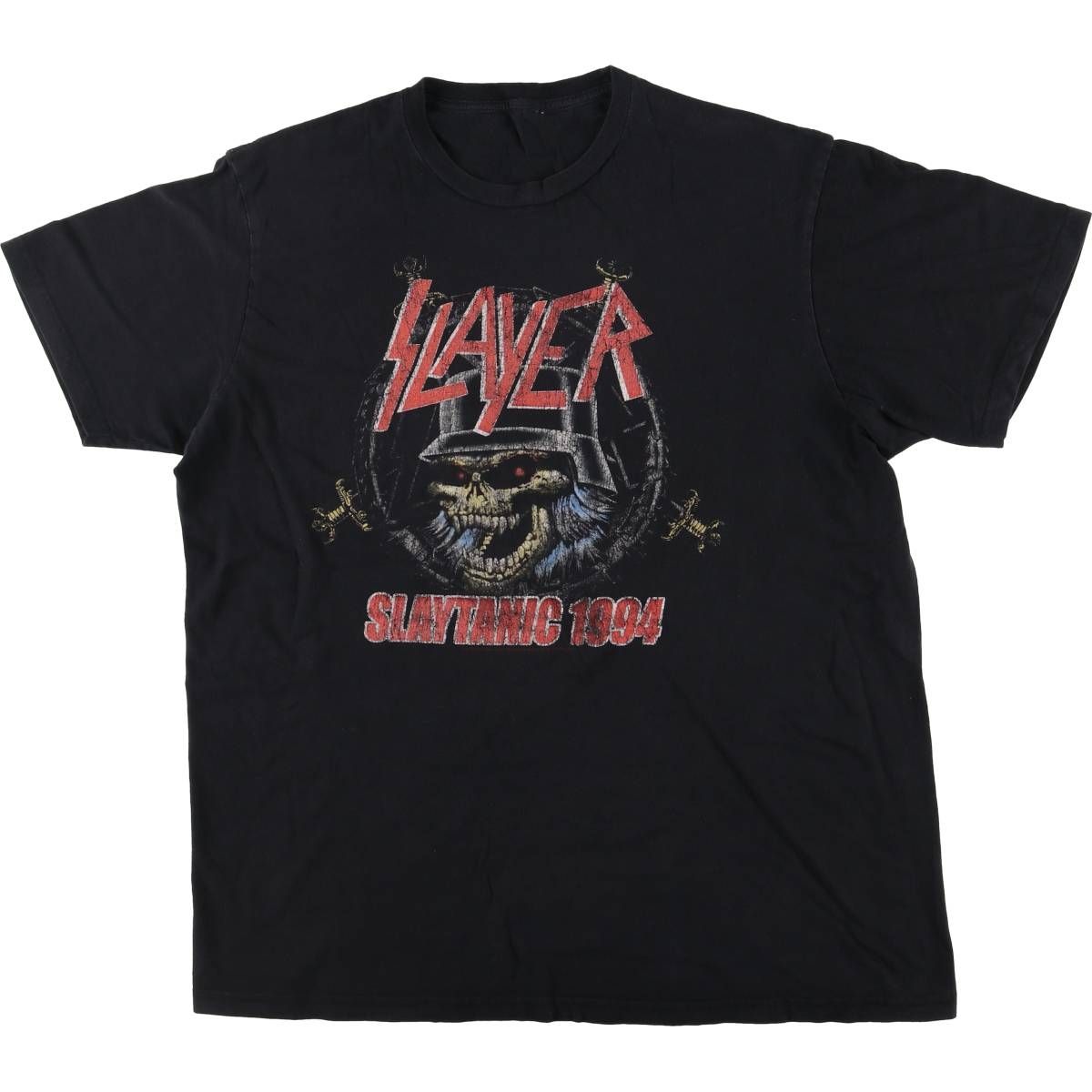 古着 YAZBEK Slayer スレイヤー バンドTシャツ バンT メンズL相当|eaa546987