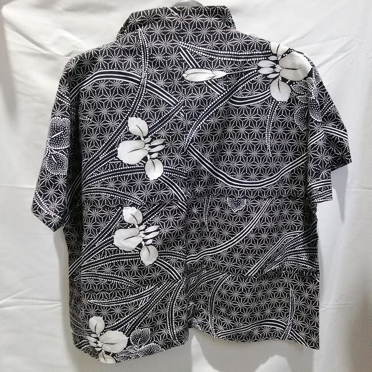 総刺子半袖ブラウス