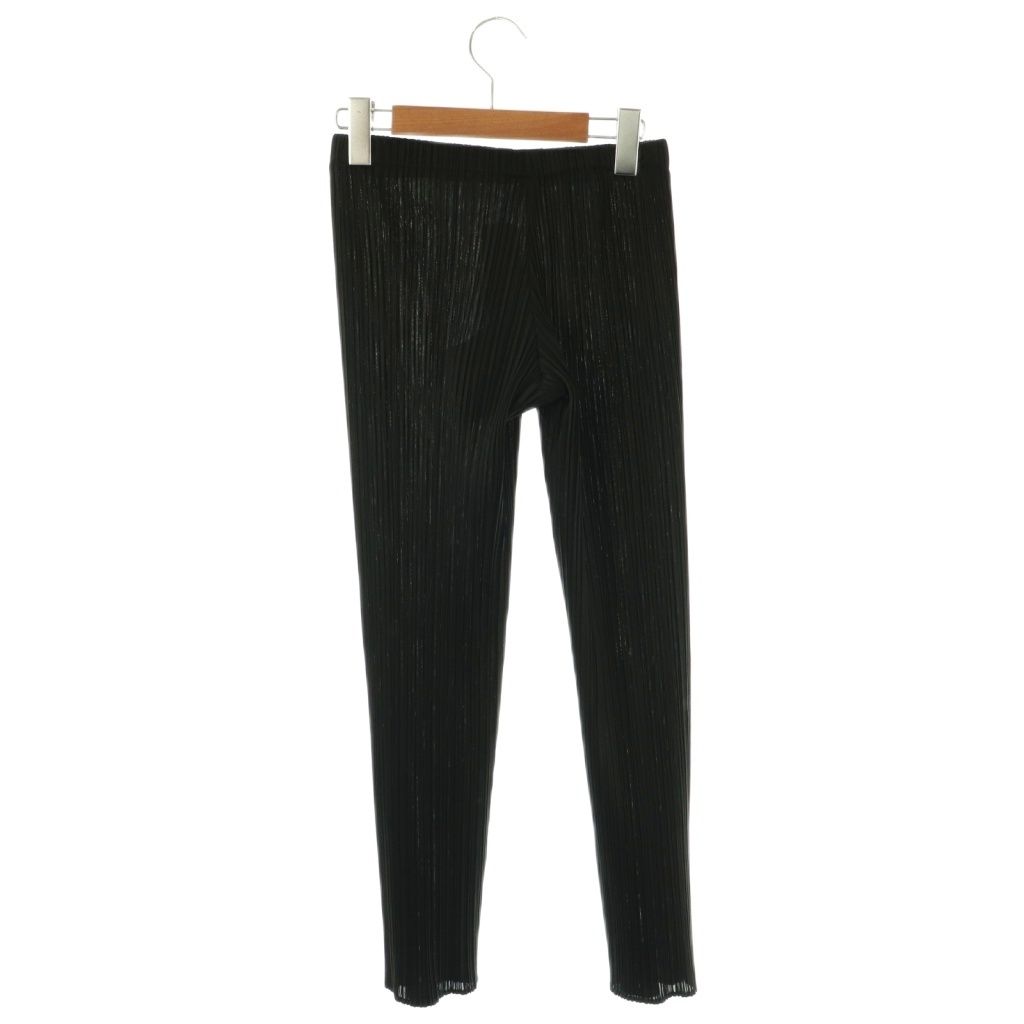 PLEATS PLEASE プリーツテーパードパンツ ブラック