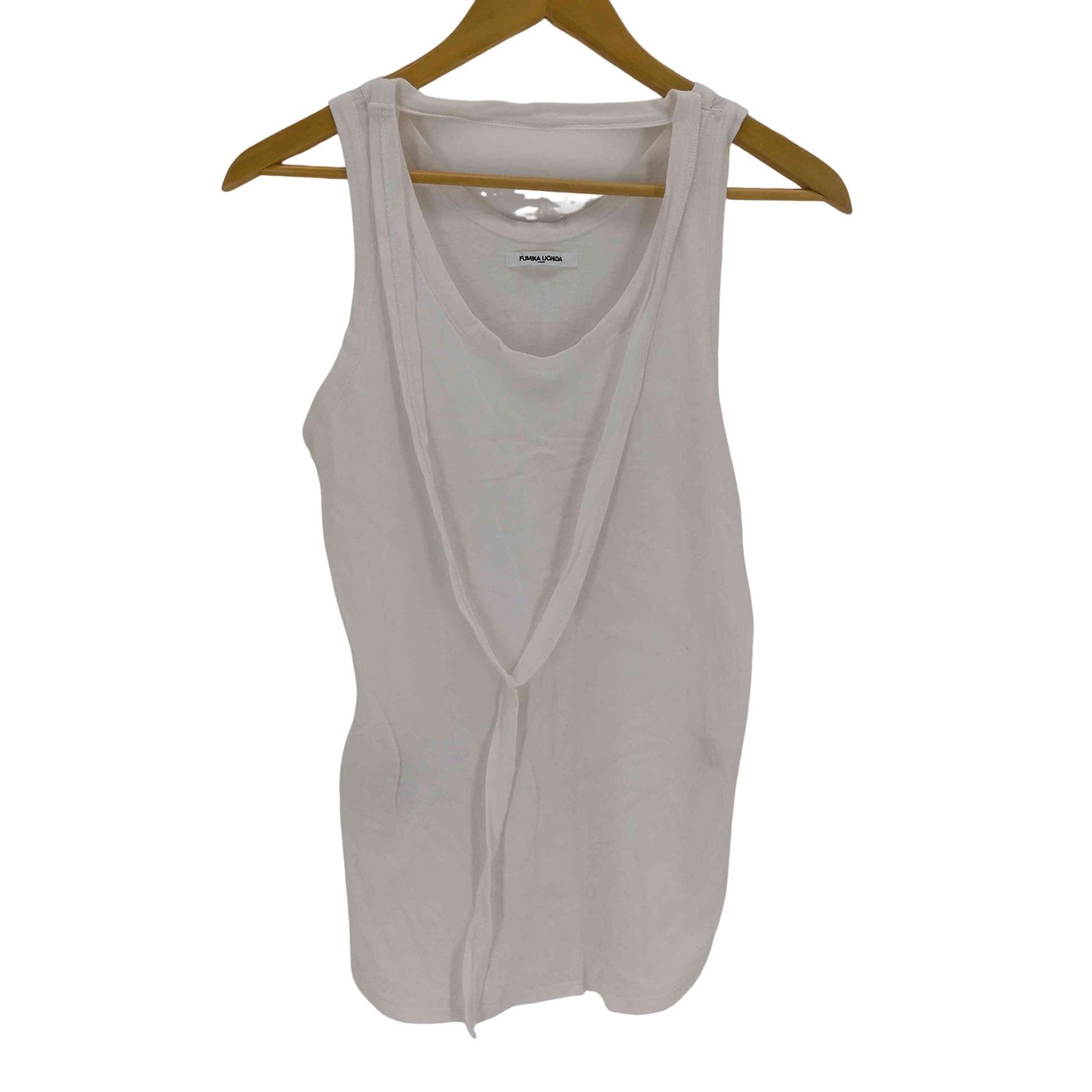 フミカウチダ FUMIKA UCHIDA DOUBLE NECK NO-SLEEVE TANK TOP レディース JPN M