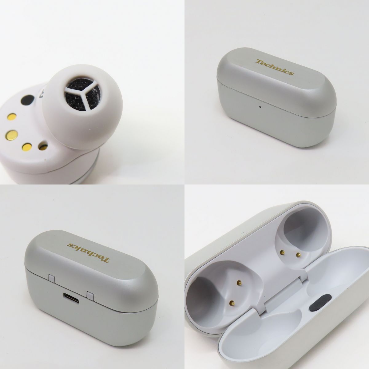 テクニクス ワイヤレスイヤホン EAH-AZ100 シルバー　※中古 Technics 【中古】EAH-AZ100-S シルバー【秋葉原】 – e☆イヤホン