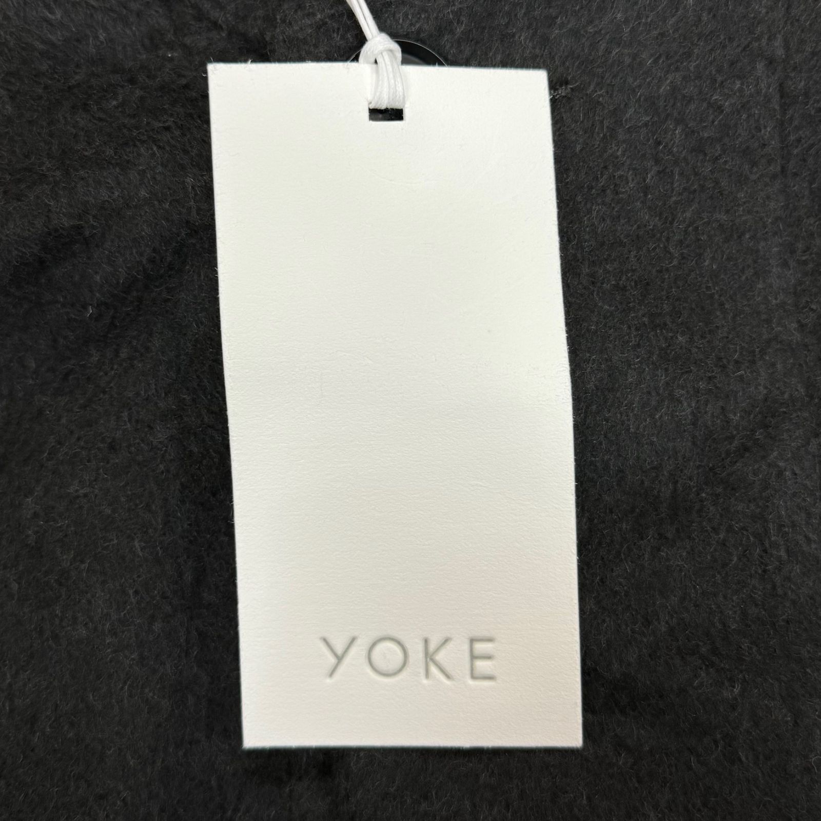 定価107800円 新品 YOKE 22AW COTTON YAK STAND COLLAR COAT コットン ヤク スタンドカラー コート ヨーク  YK22AW0407C チャコール 2 53928A