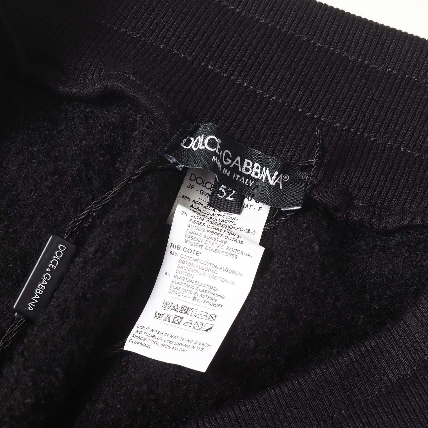 新品】DOLCE&GABBANA ドルチェ&ガッバーナ パンツ ブラック 黒