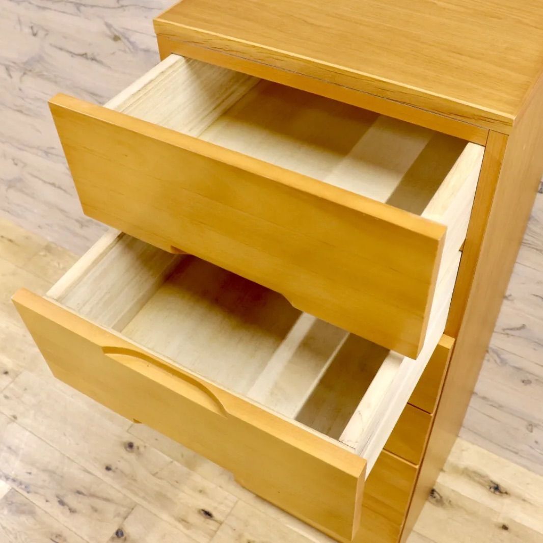 興味深い GMIH189○丸田木工 | maruta mokko ペディ 6段チェスト 桐箪笥 タンス チェスト 引き出し 収納家具 シンプル ナチュラル 木製