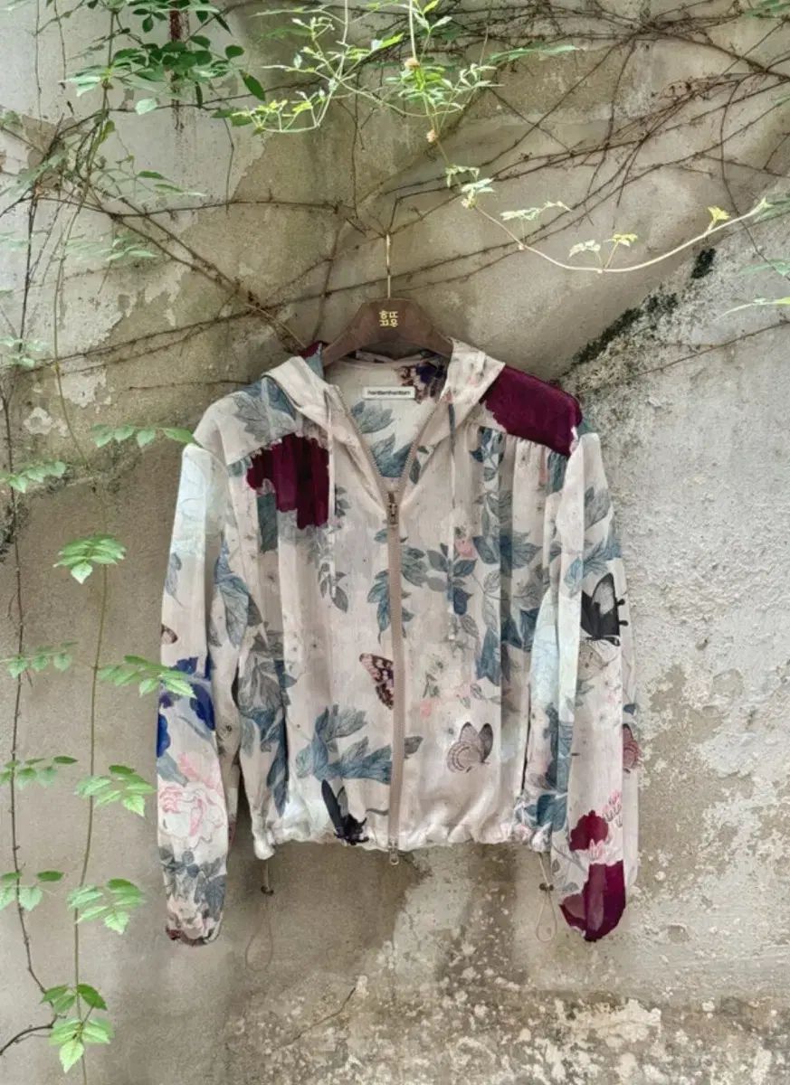 スウェットバイスウェット シフォンジャンパー m