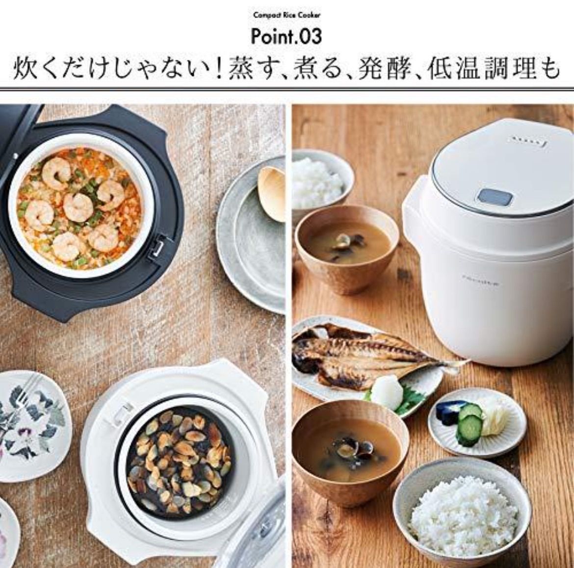 レコルト コンパクト ライスクッカー RCR-1 Compact お買い得品 Rice