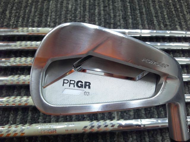 中古 アイアンセット プロギア PRGR 03/SPEC STEEL III Ver.2 M-43/S/26[4617]博多