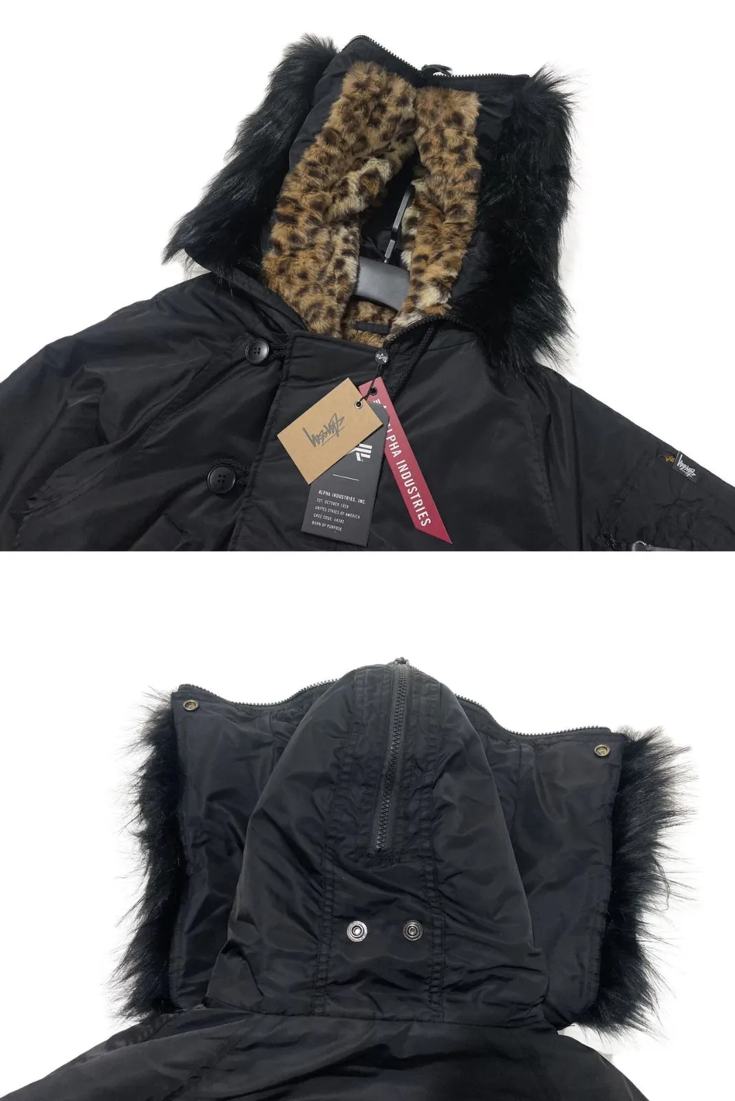 STUSSY & ALPHA N-2B SHORT WAIST PARKA|mercariメルカリ官方指定廠商