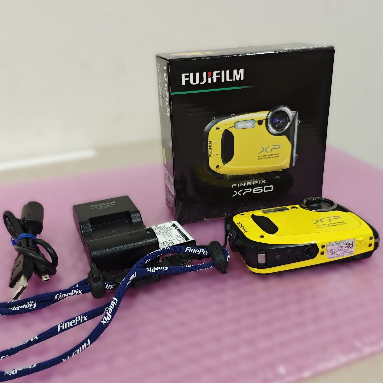 FUJIFILM フジフイルム FinePix XP60 動作確認済み 防水 【公式通販】