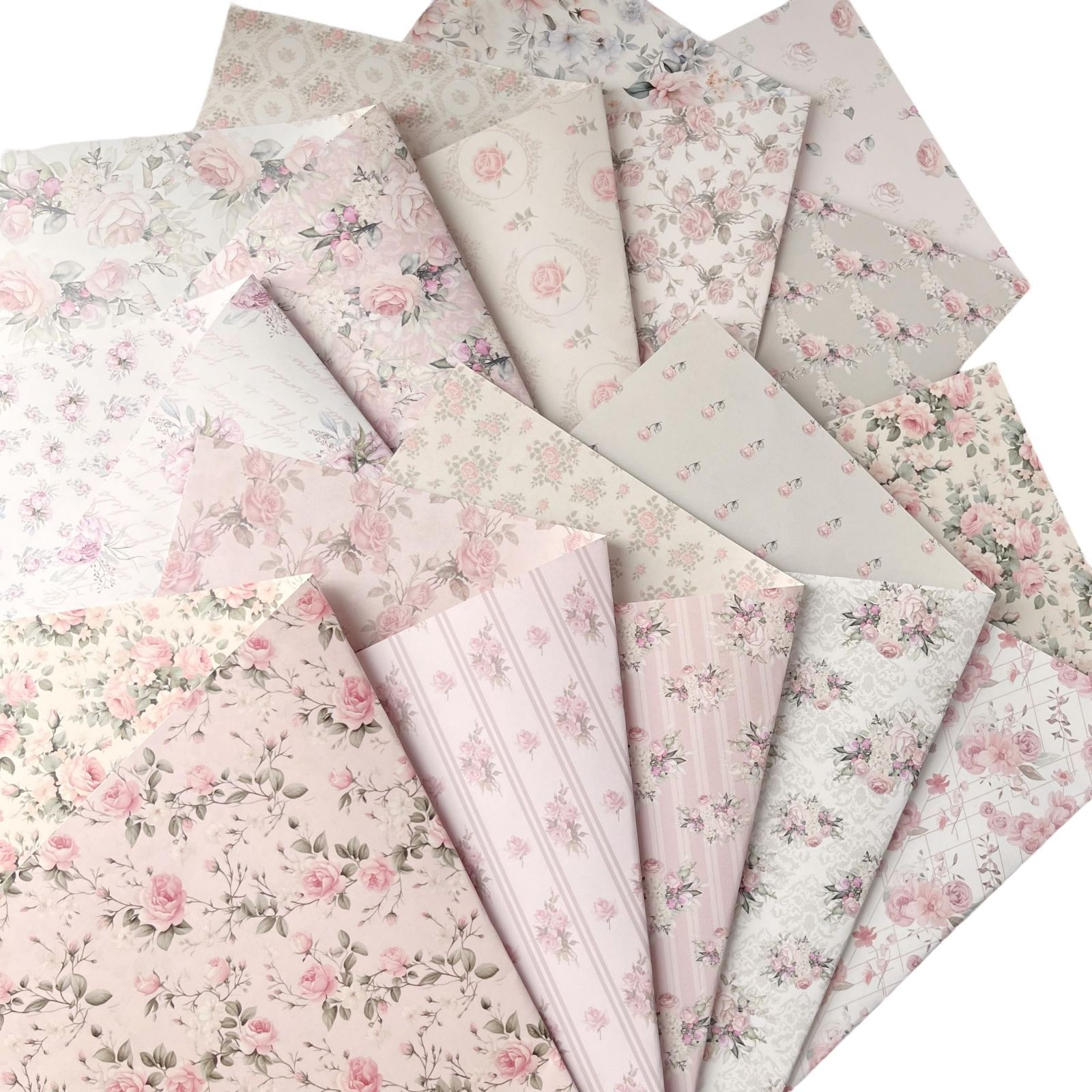 ⑥ デザインペーパー コラージュ 紙セット 大量まとめ売り A4 