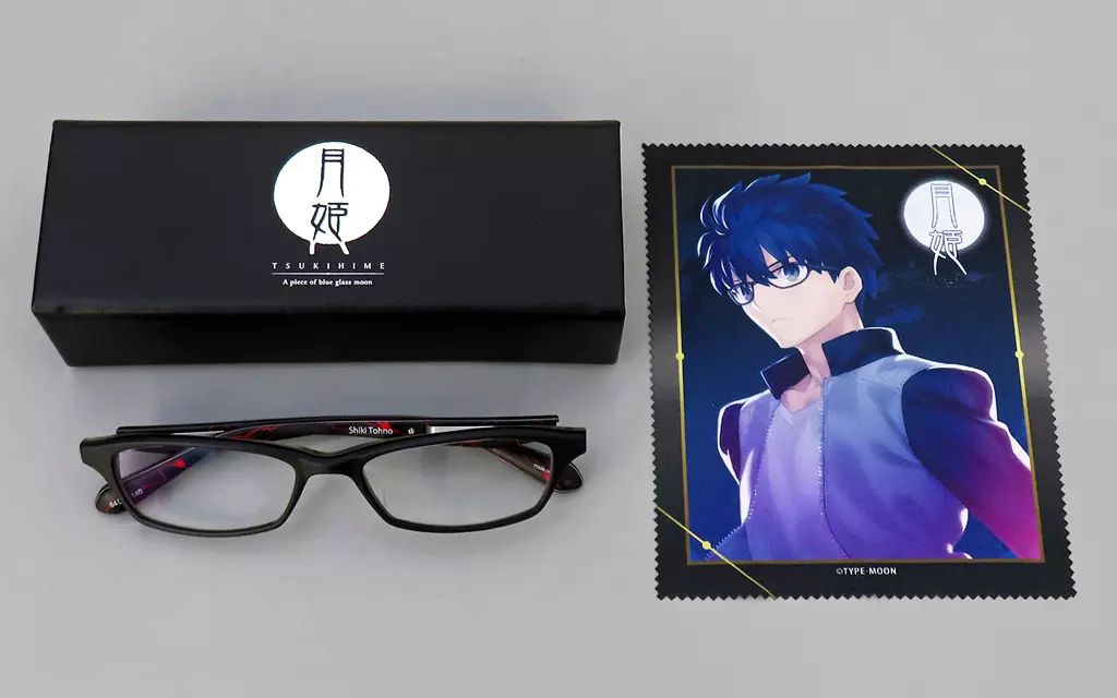 月姫 眼鏡 度なし 遠野志貴 月姫 -A piece of blue glass moon-】コラボレーション眼鏡 遠野