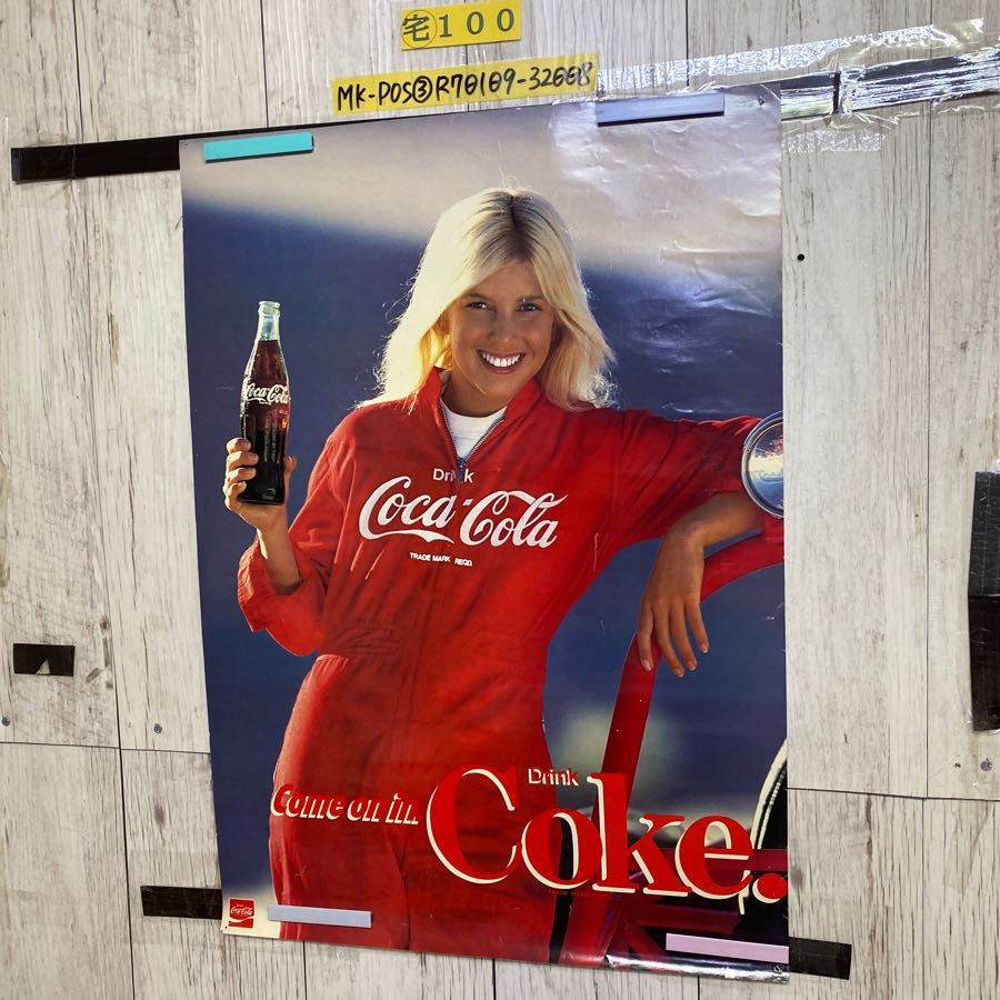 3-◇ ポスター コカ・コーラ バギー・ツナギ編 Come on in Coke スカッとさわやかコカ・コーラ 515mm×728mm B2サイズ 3-◇ ポスター コカ・コーラ バギー・ツナギ編 Come on in Coke