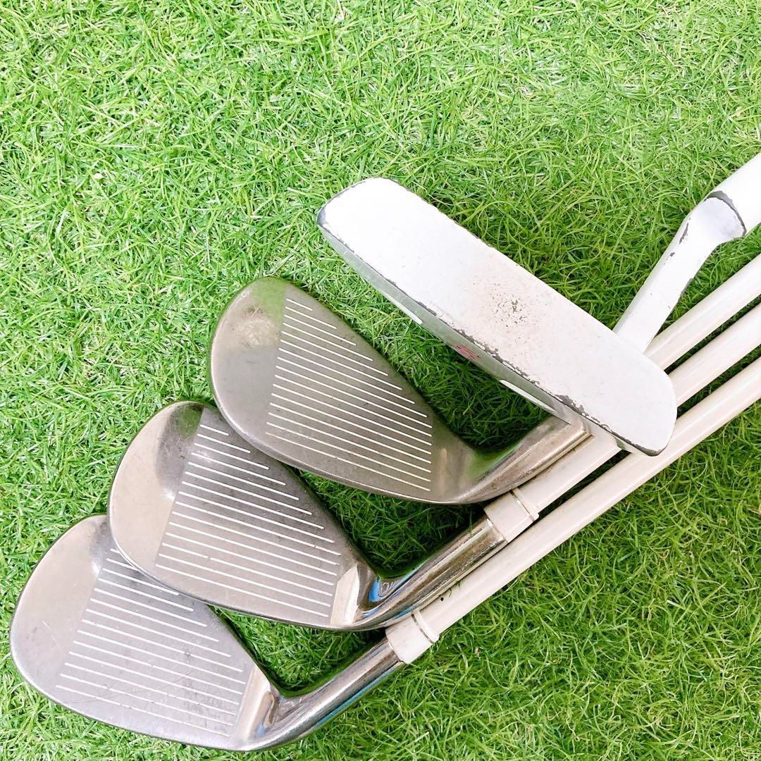 18.初心者オススメ ゴルフクラブ レディースセット 2輪