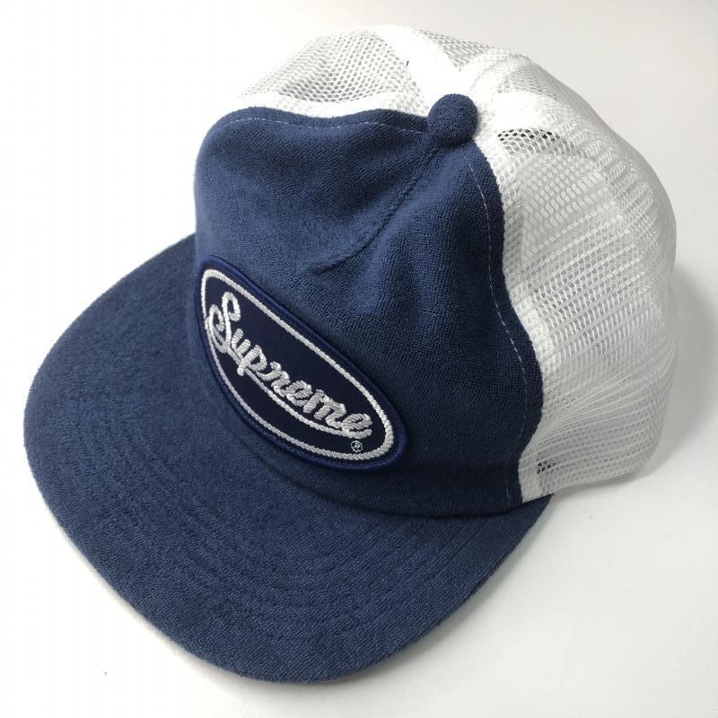 Supreme Terry Mesh Cap ネイビー/ホワイト