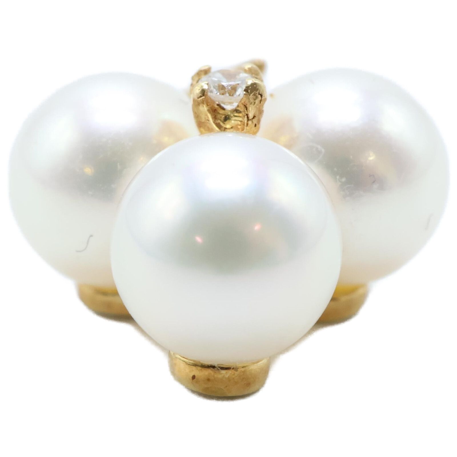 MIKIMOTO ミキモト 【美品】750 1Pダイヤモンド/6.3mm 3Pパール - メルカリ 