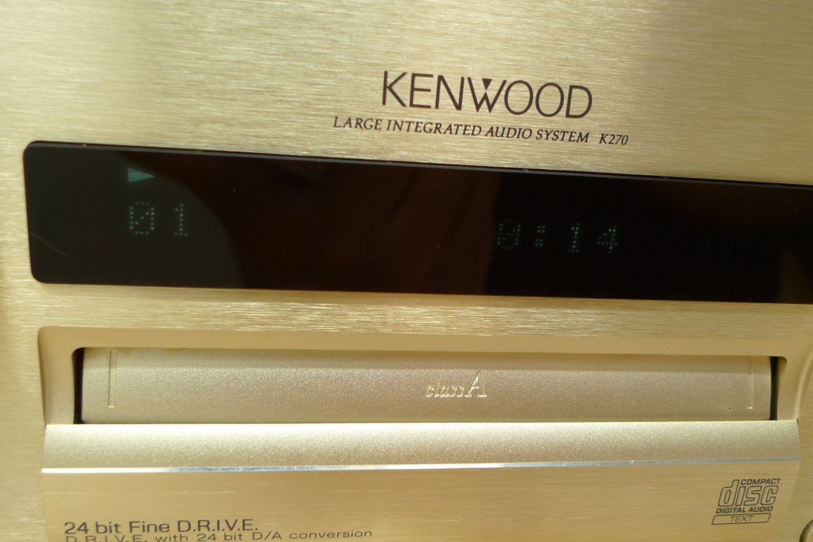 KENWOOD ケンウッド K270 CDレシーバー k270 kenwood 管理M1126 - メルカリ