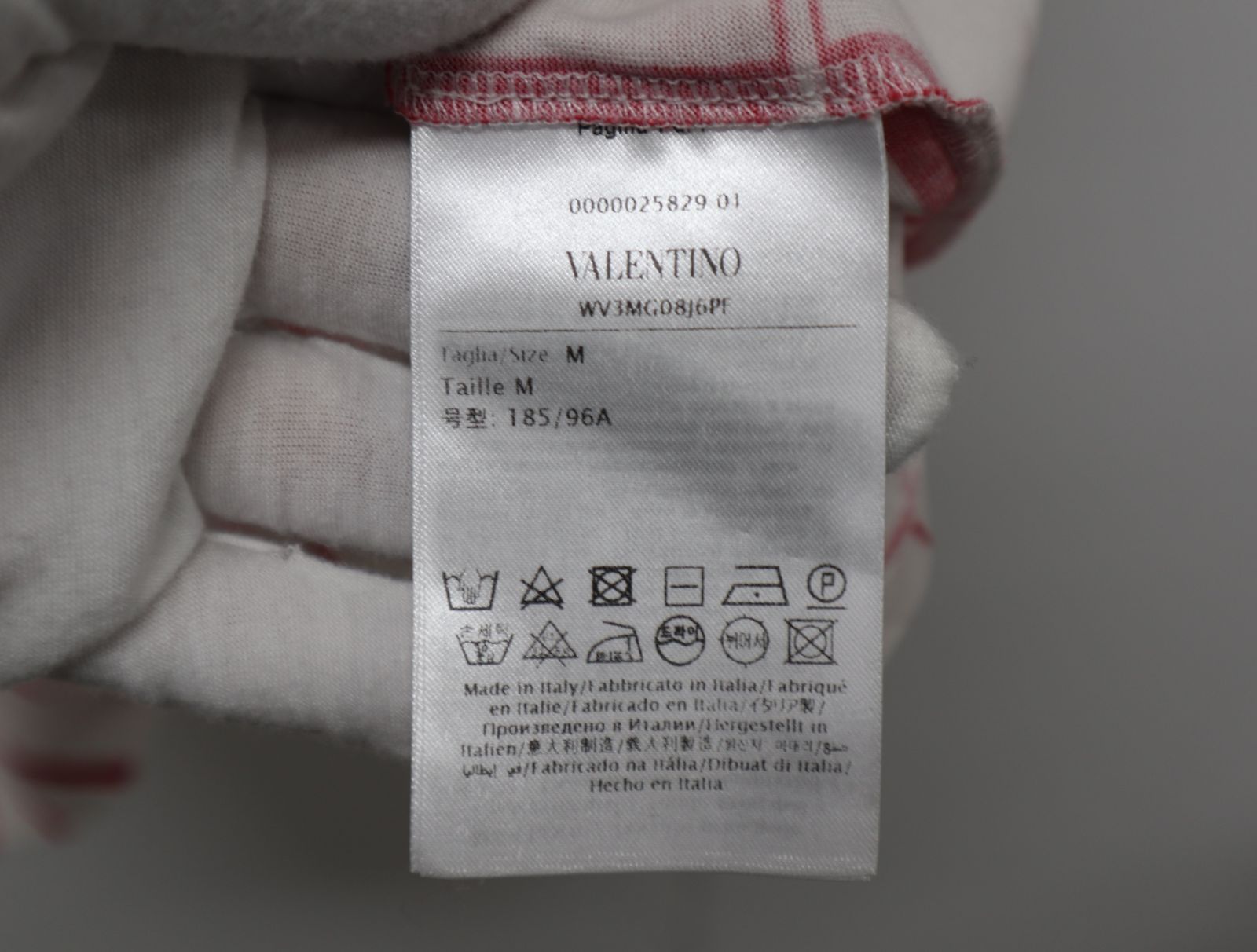 ヴァレンティノ VALENTINO サイズM WV3MG08J6PE VLTN総柄 T