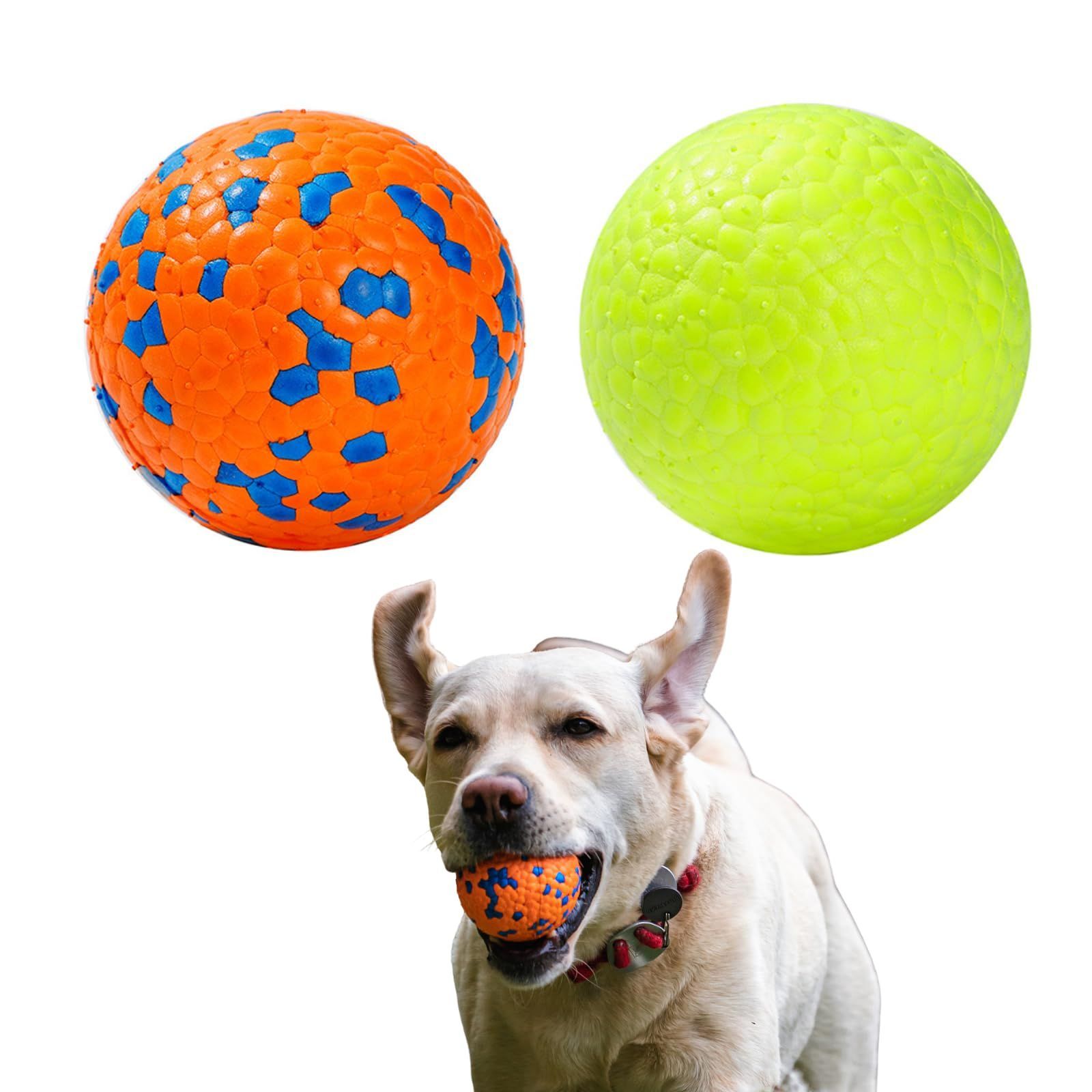 LIKOKLIN 犬用おもちゃ 2個入り犬用噛むおもちゃ 犬のおもちゃ ボール