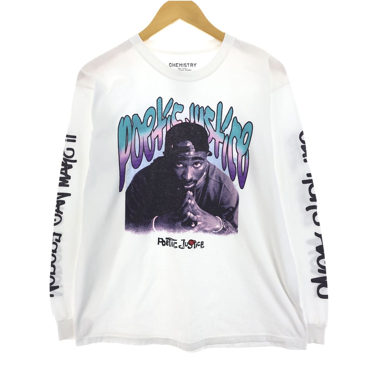 古着 CHEMISTRY 2pac トゥーパック ロンT ラップTシャツ ラップT メンズL相当/eaa474854