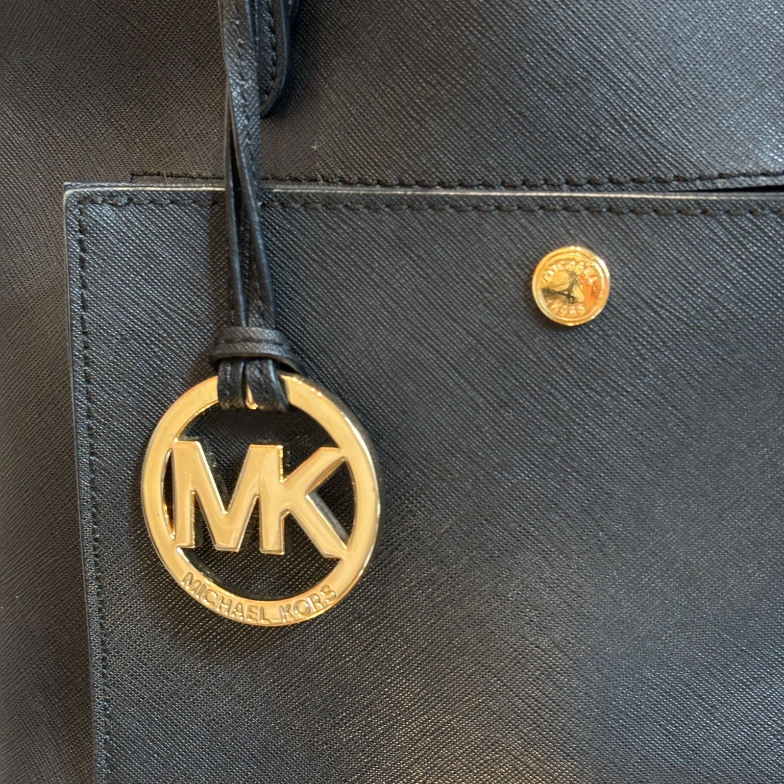 ΩNA397 大人気！ MICHAEL KORS マイケルコース ハンドバッグ トートバッグ ネイビー