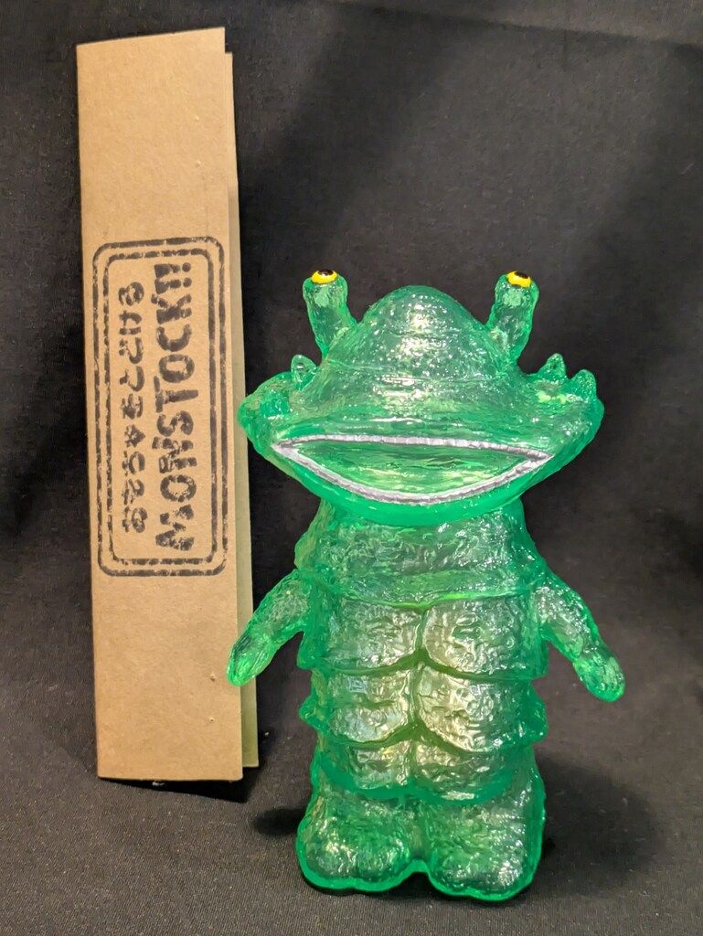 MONSTOCK 怪獣ジャポネ カネゴン クリアグリーン成型 金