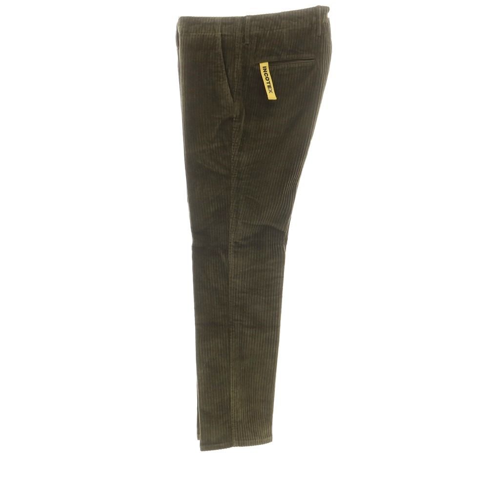 新品未使用　INCOTEX コーデュロイパンツ　濃緑　モスグリーン 中古】インコテックス INCOTEX コットン コーデュロイパンツ モス