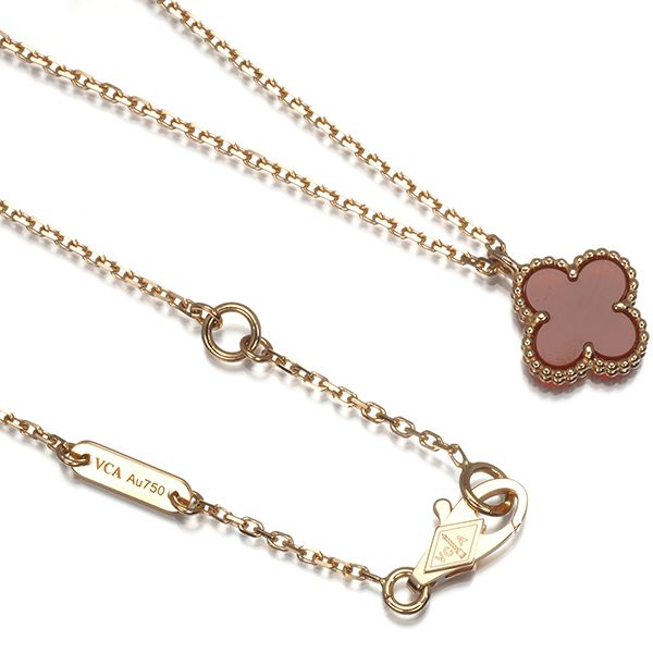 ヴァンクリーフ&アーペル ネックレス カーネリアン スウィート  