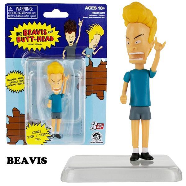 ビーバス・アンド・バットヘッド　フィギュア　セット 楽天市場】ビーバス＆バットヘッド フィギュア 3.75インチ 2個