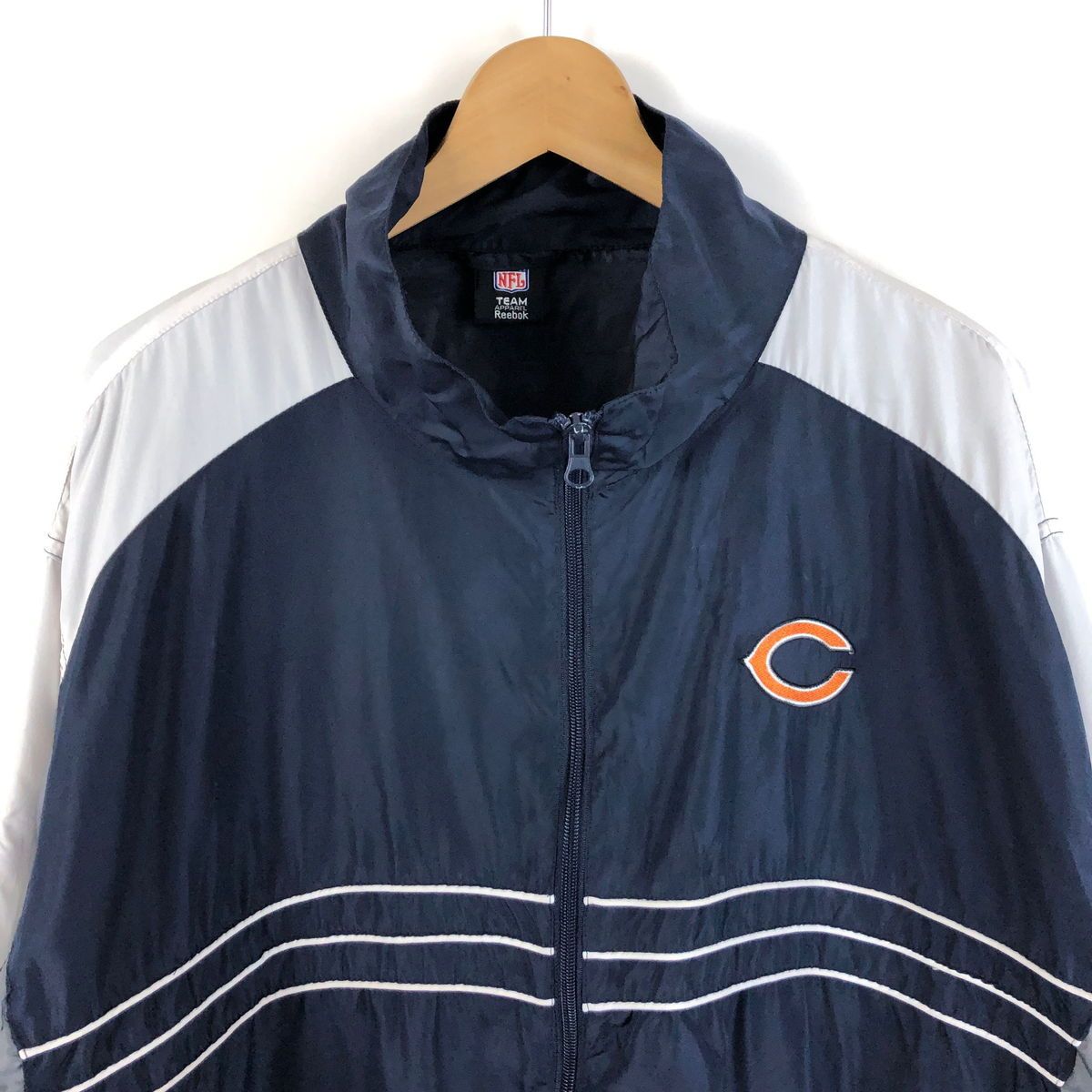 シカゴ・ベアーズ Reebok ナイロンジャケット Reebok NFL シカゴ・ベアーズのナイロンジャケット/ウインドブレーカー