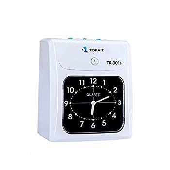 【中古】TOKAIZ タイムレコーダー 本体 6欄印字可能 両面印字モデル タイムカード５０枚付き TR-001s