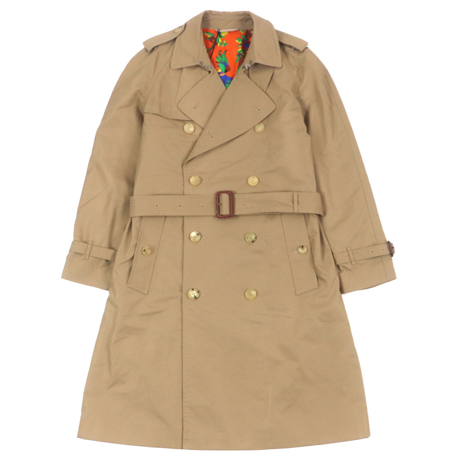 グッチ　トレンチコート　36 GUCCI - GUCCI グッチ 256263 トレンチコート ビスコース他 茶