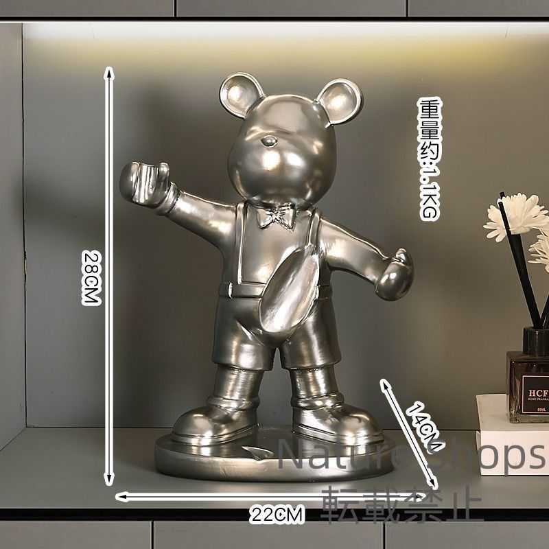 新品未使用】クマ ベア 熊 動物 ワイン置き ボトルホルダー