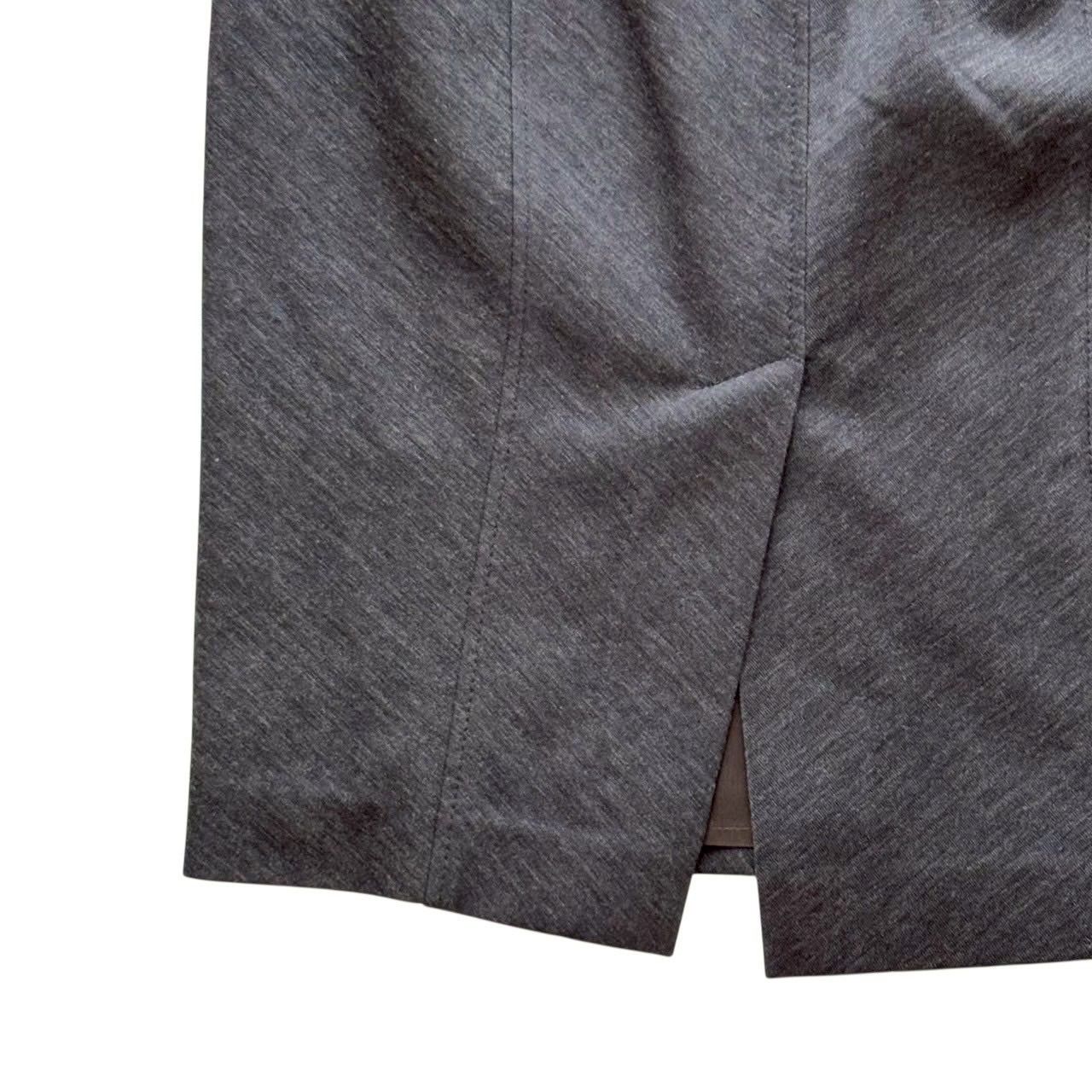 BRUNELLO CUCINELLI ブルネロクチネリ タイトスカート グレー 膝丈