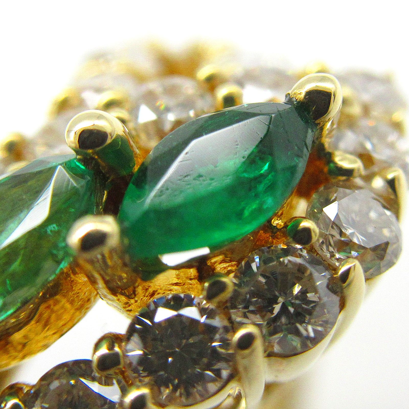 ジュエリー エメラルド ダイヤモンド リング リング・指輪 - メルカリ 